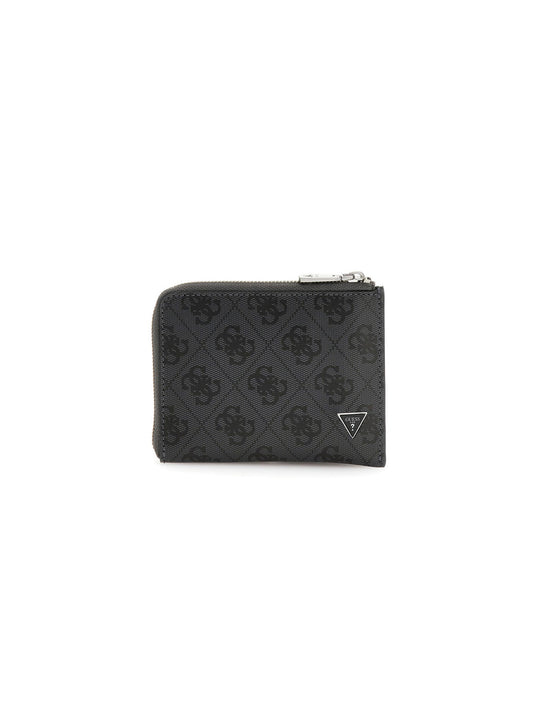 Madrid Zipper Card Holder - Black