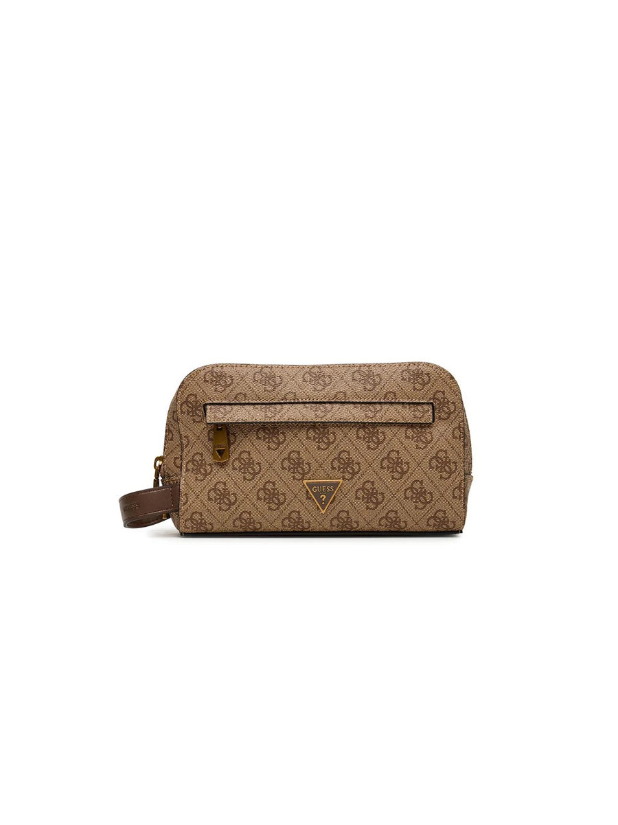 Milan Small Necessaire - Beige Brown