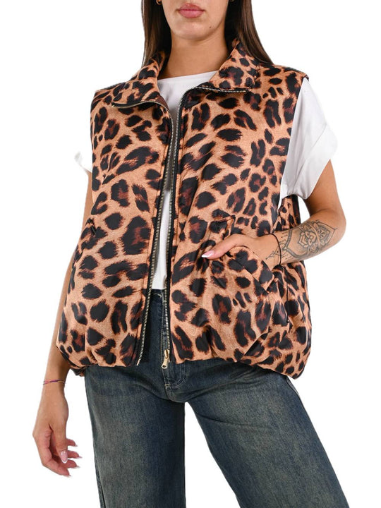 Gilet Leopardo