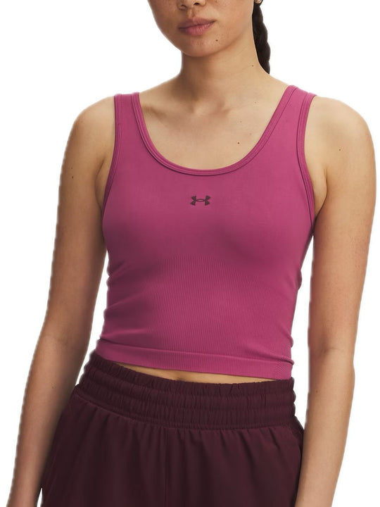 Ua Vanish Seamless Tank - Fuchsia Dusk