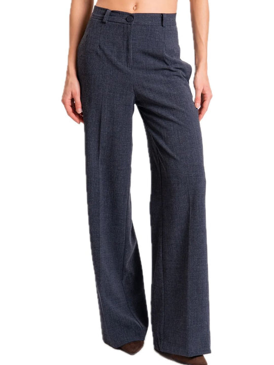 Pantalone Polyviscosa - Grigio Melange