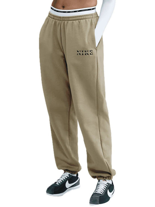 W Nsw Phnx Flc Hr Pant Gls - Neutral Olive