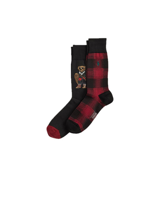 Holiday Bear Crew 2Pack Socks