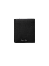 Foil Embossed Slim Trifold W/ Card - Black