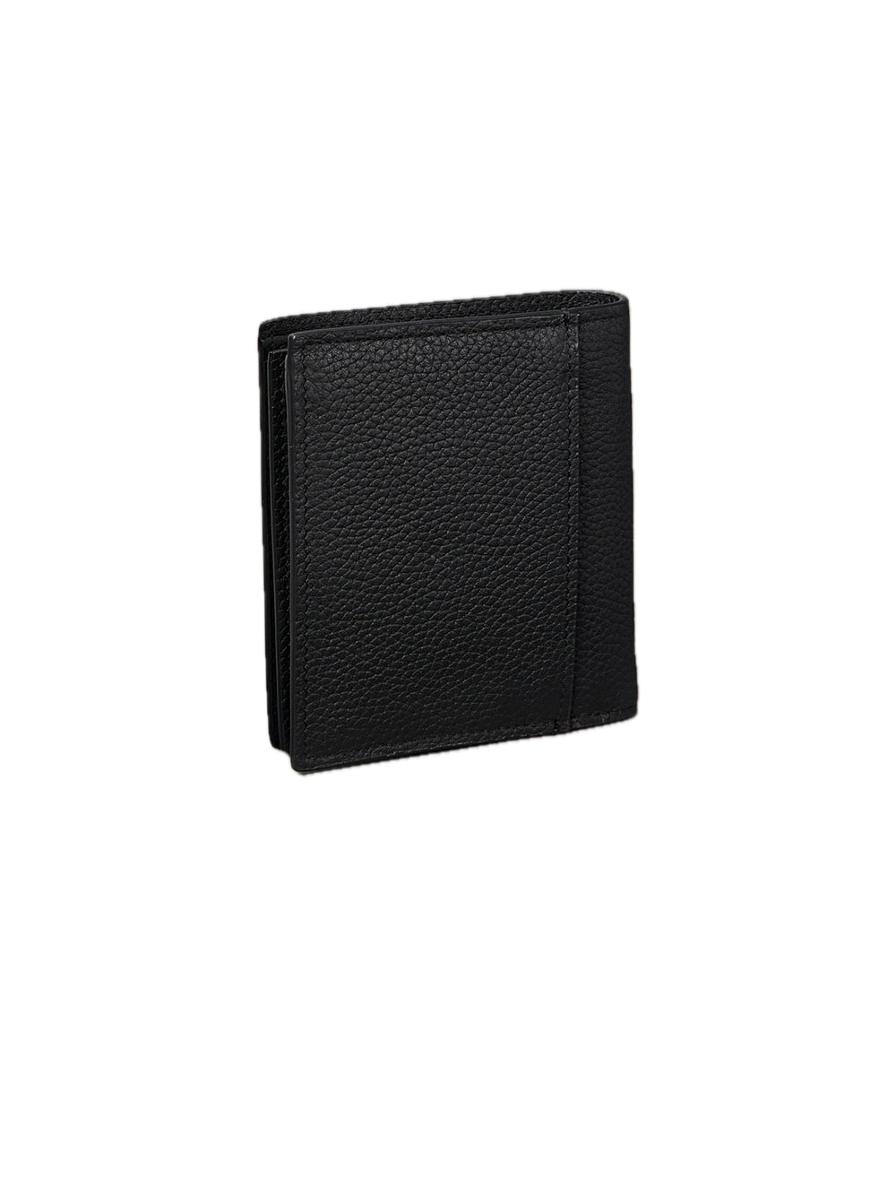 Foil Embossed Slim Trifold W/ Card - Black — 2
