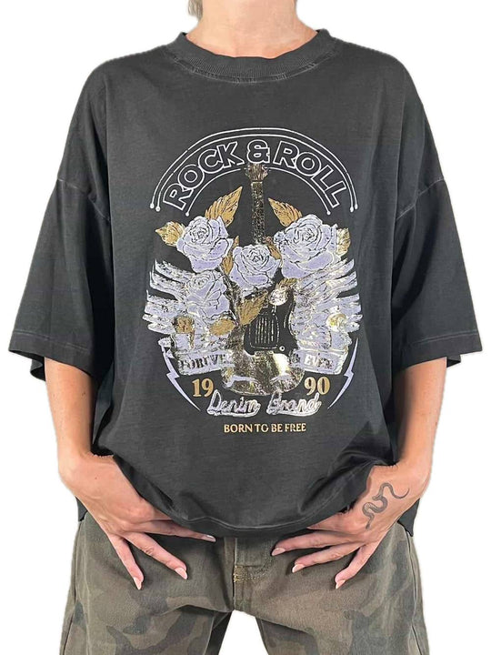 T-shirt Over - Grigio