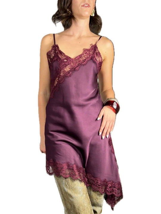 Abito Loungerie Pizzo - Vino