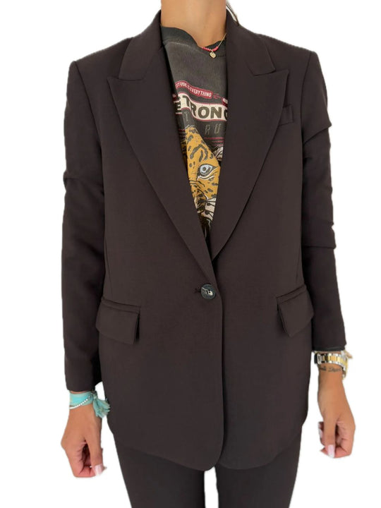 Giacca Over Maschile - Moro