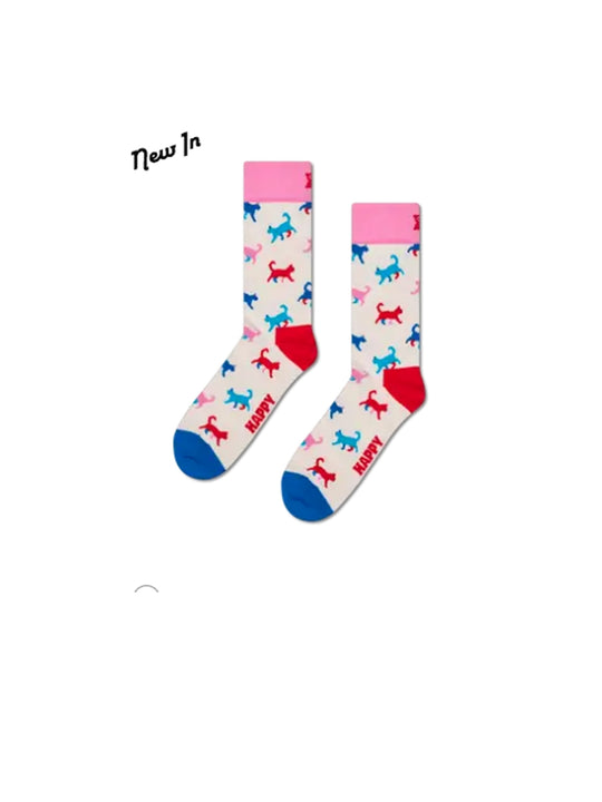 Kitten Love Socks - White