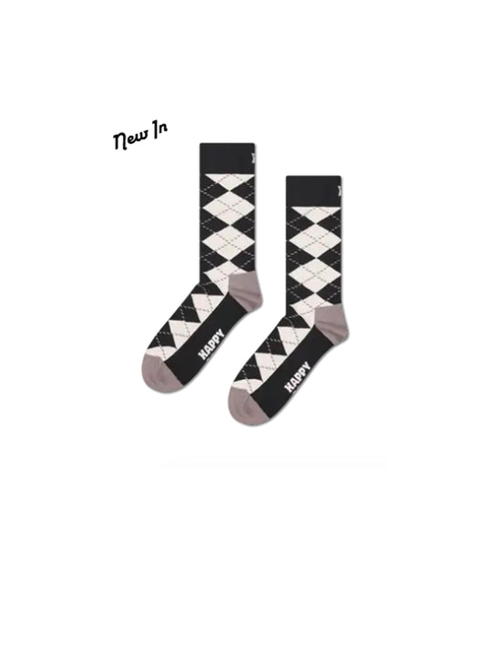 Argyle Socks - Black