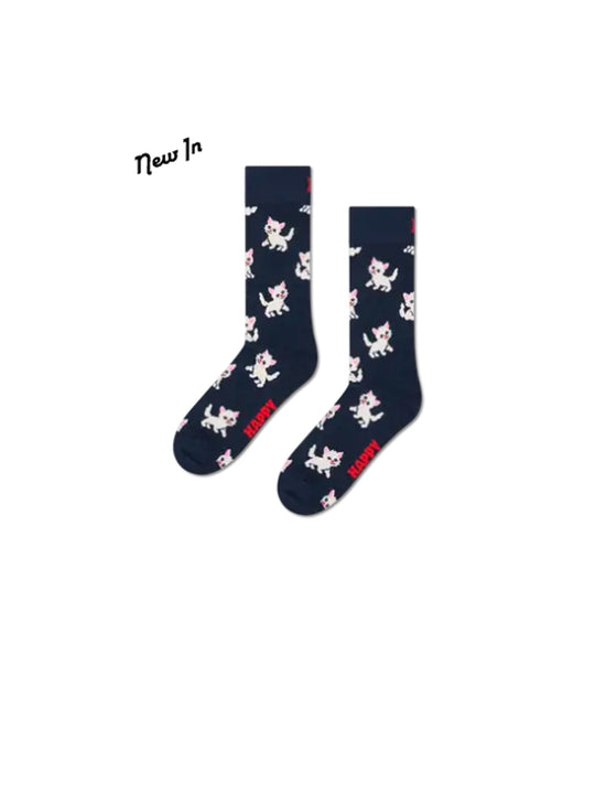 Kitten Socks - Navy