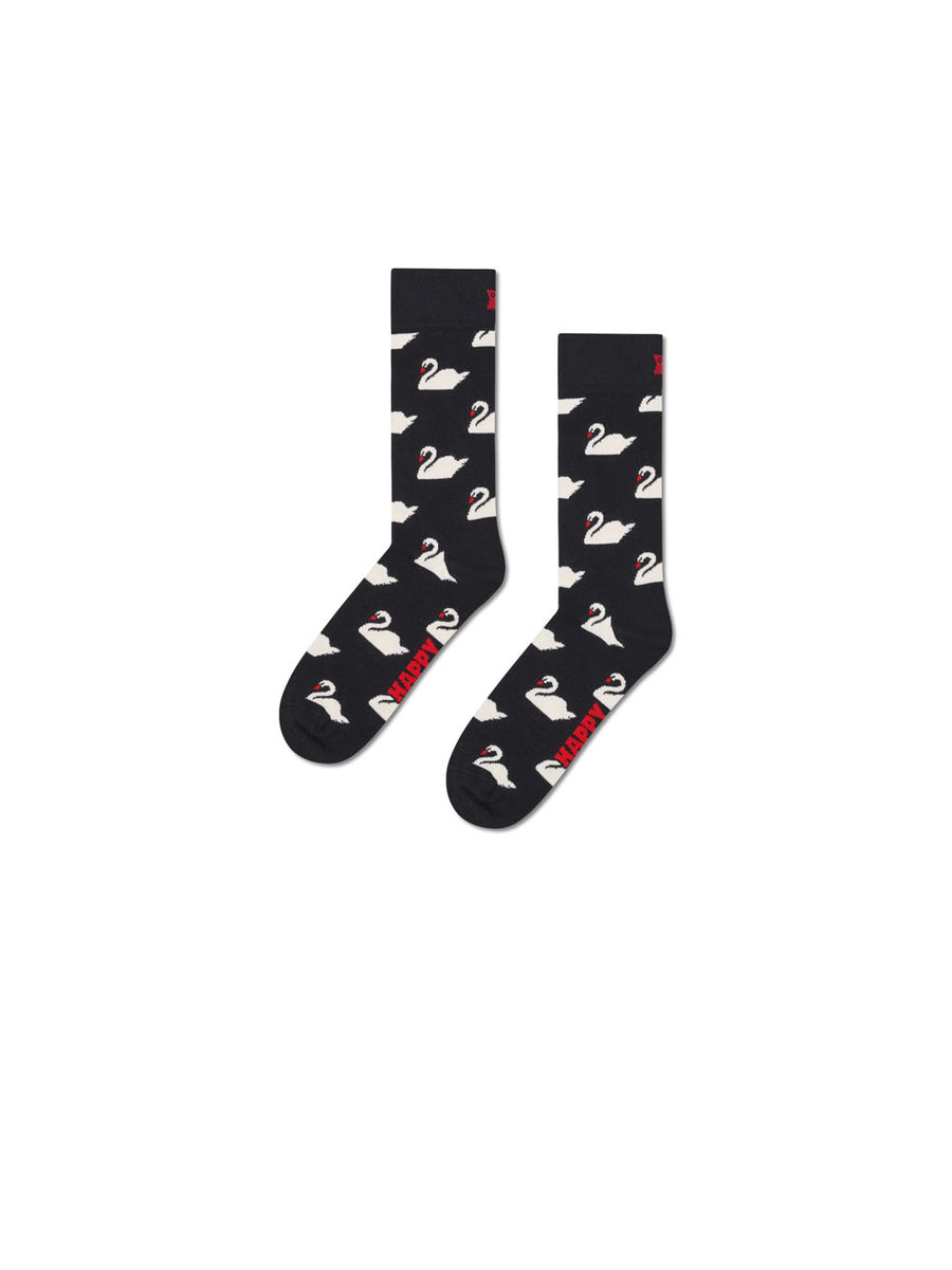 Swan Socks - Black