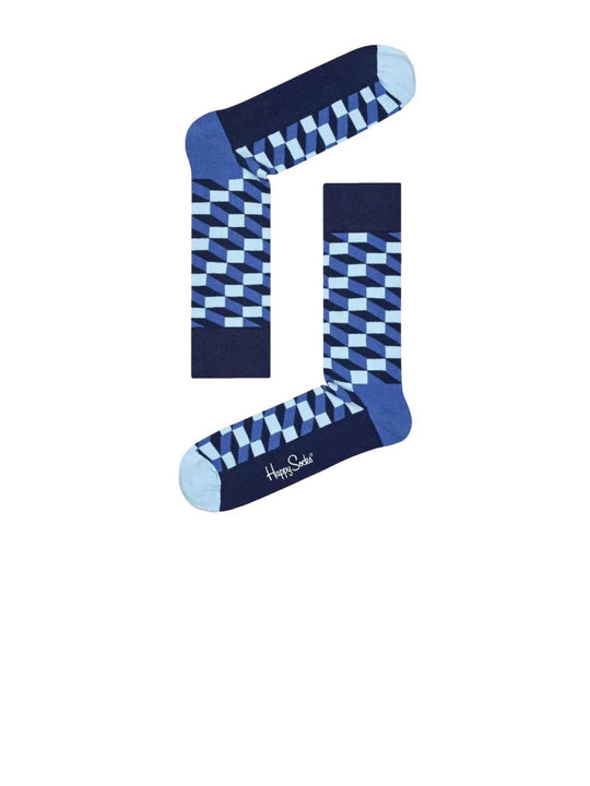 Filled Optic Socks - Blue