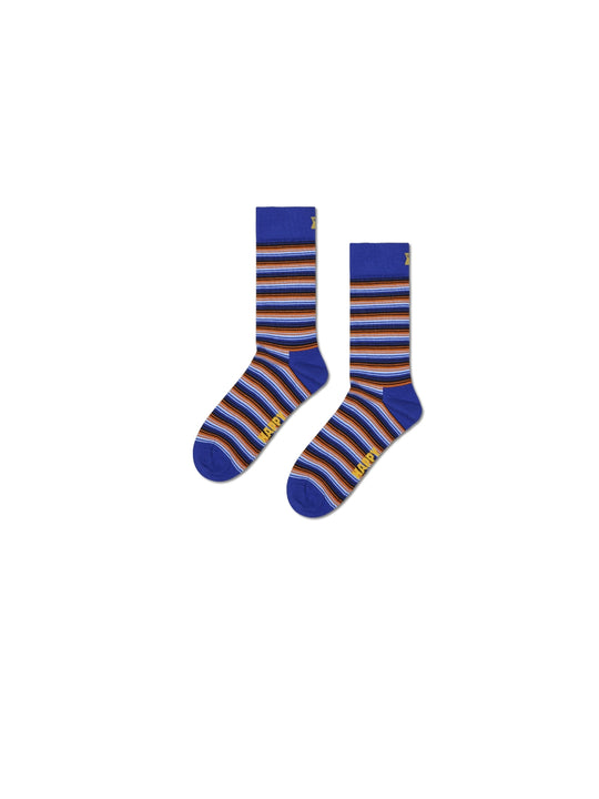 Mini Stripe Socks - Blue