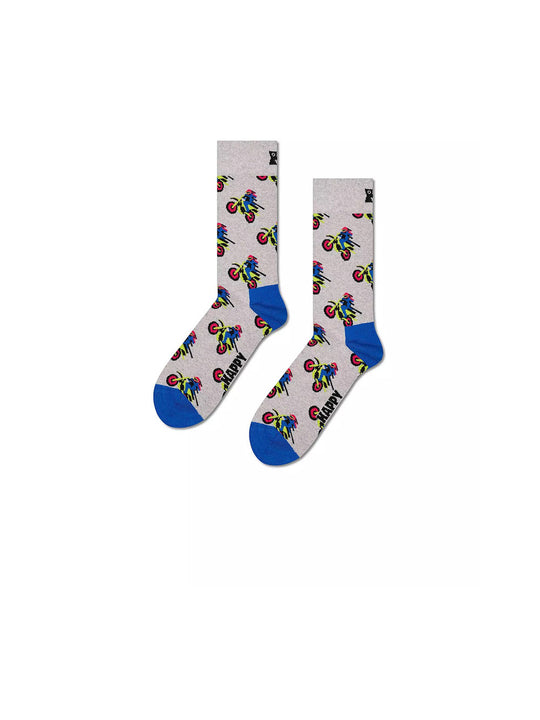 Motor Bike Socks - Grey