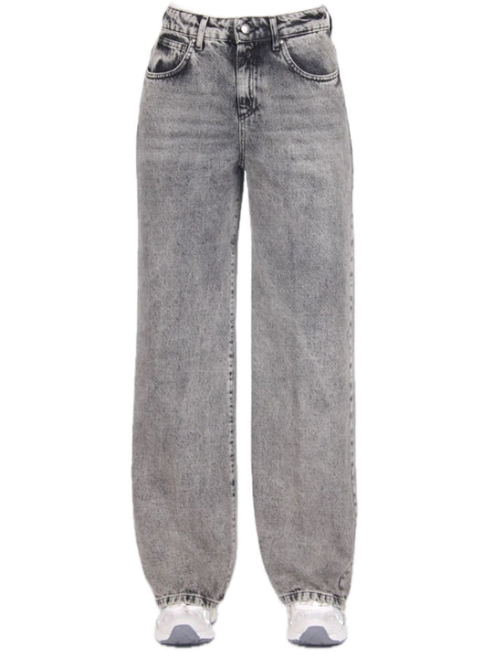 Jeans Palazzo Vita Media - Grigio