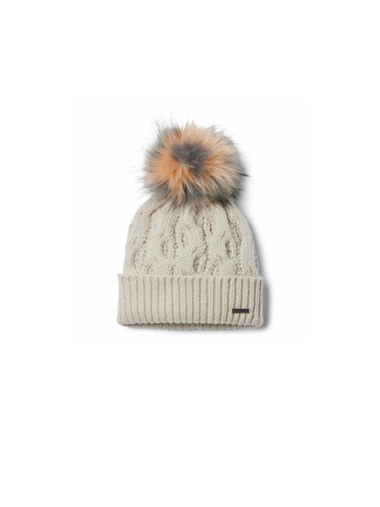 Berretto in maglia a trecce con pompon Boundless Days™ unisex - Dark Stone