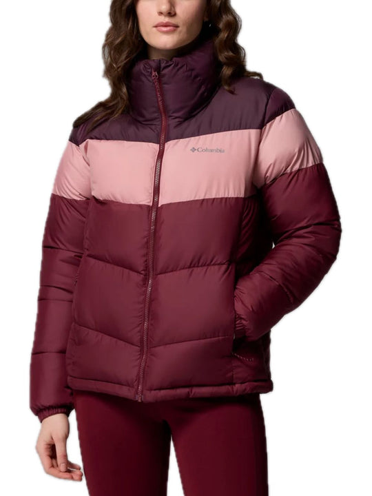 Giacca imbottita colorblock Puffect™ II da donna - Rich Wine/Eraser Pink/Moonvista