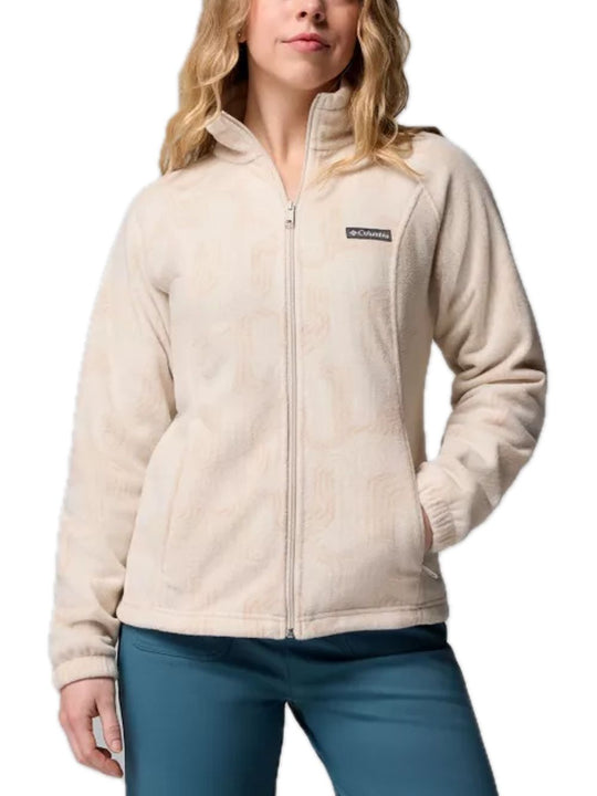 Giacca stampata in pile Benton Springs™ da donna - Dark Stone Flowfalls