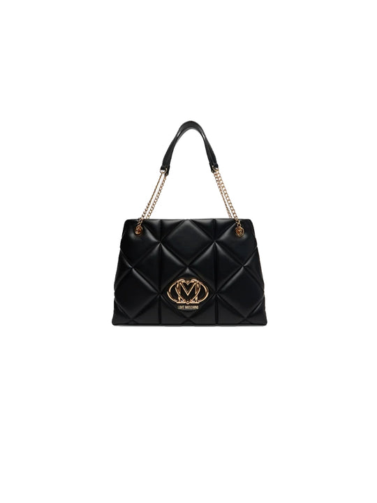 Borsa Pu Embossed - Nero
