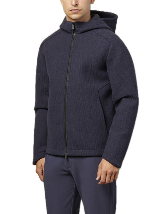 Mch Fcf Francesco Hooded Jacket - Navy