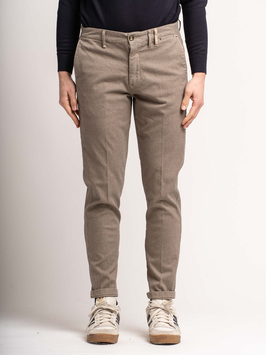 Basic Micro-Pattern Chinos - Colonial