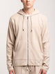 Hoodie + Zip - Beige