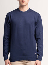Viscose Crew Neck - Cobalt