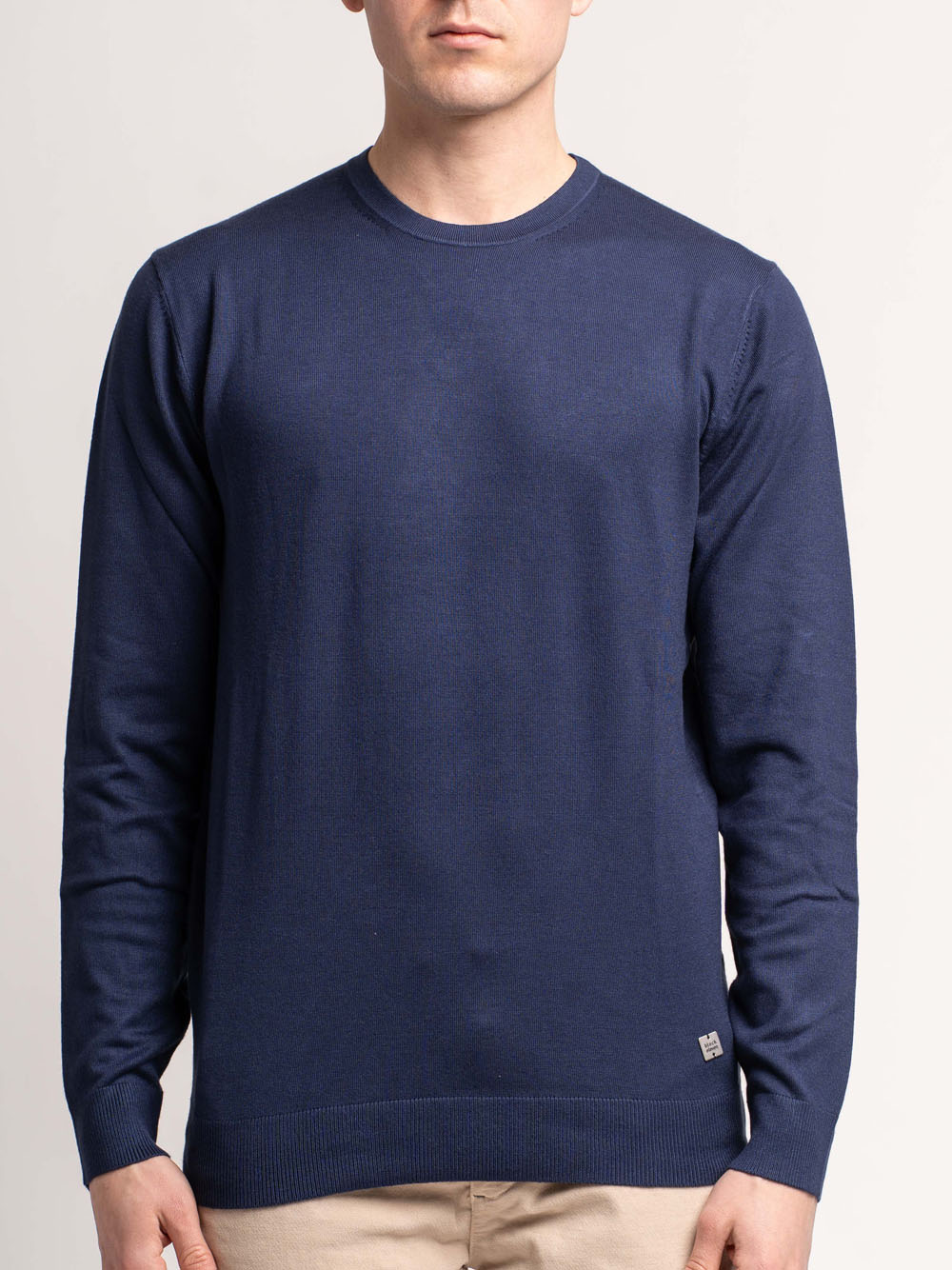 Viscose Crew Neck - Cobalt — 1