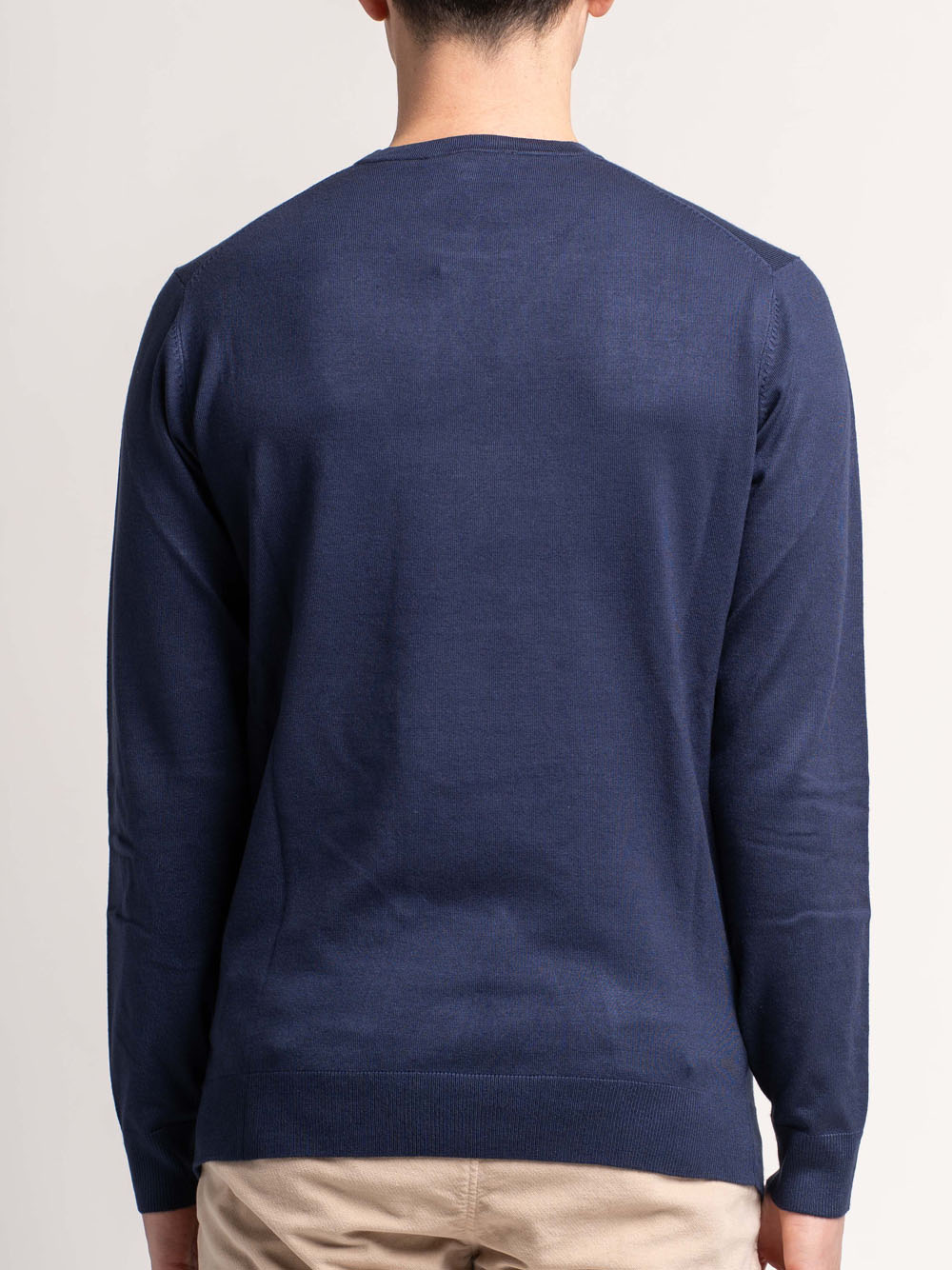 Viscose Crew Neck - Cobalt — 3