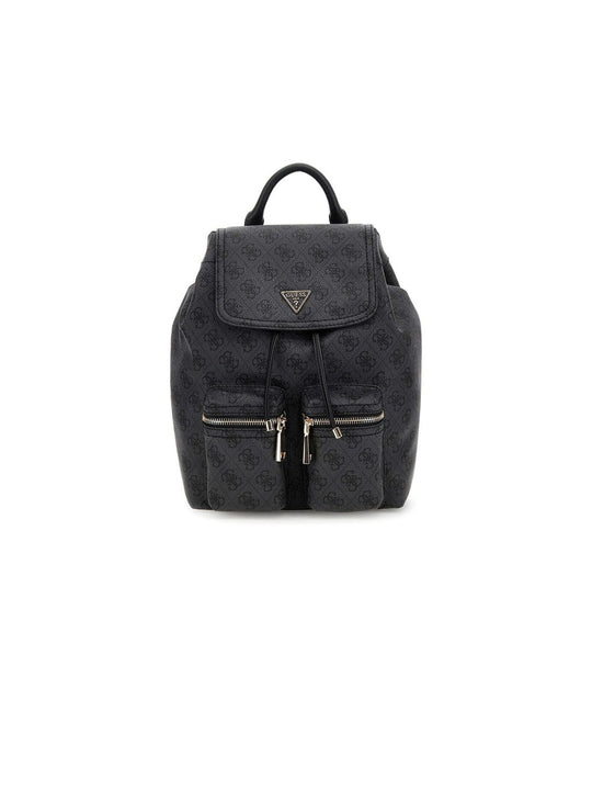 Manhattan II Flap Backpack - Coal Logo