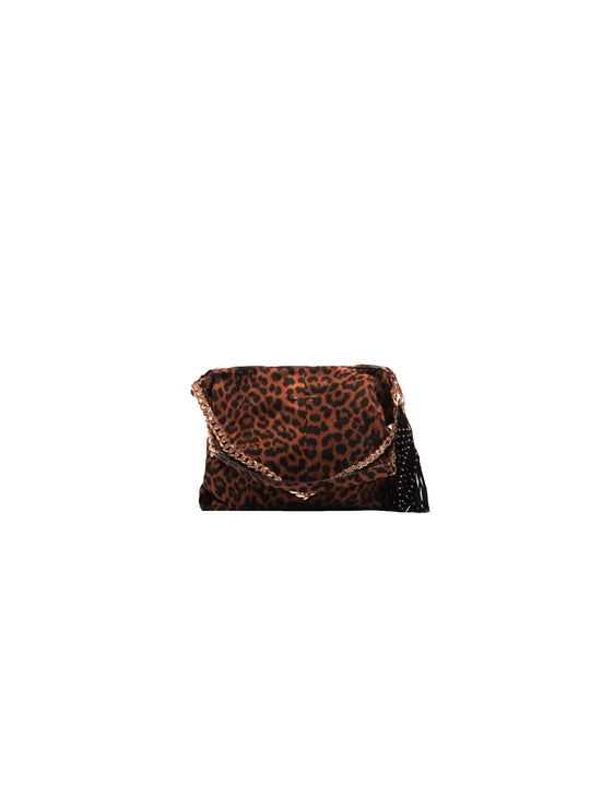 Animalier Zip Shopper Suede - Leopard