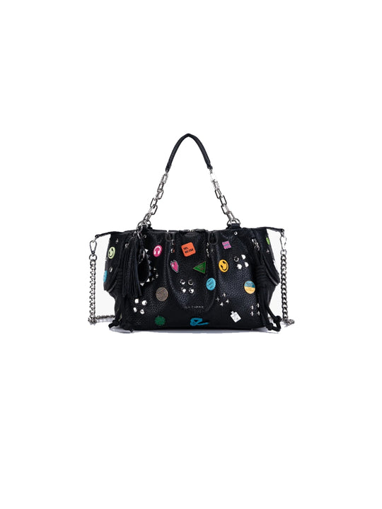 Smiles Shopper Synt. Tumbled - Black