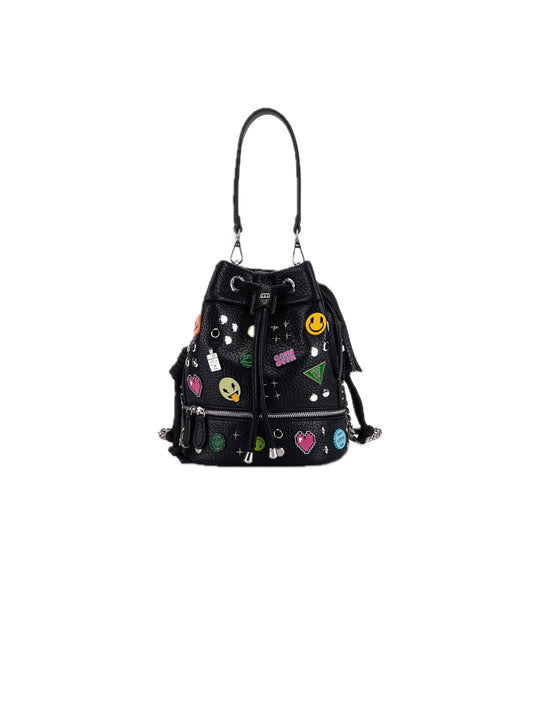 Smiles Bucket Synt. Tumbled - Black