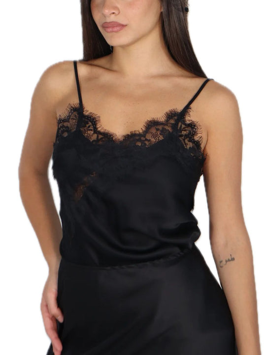 Canotta Pizzo - Nero