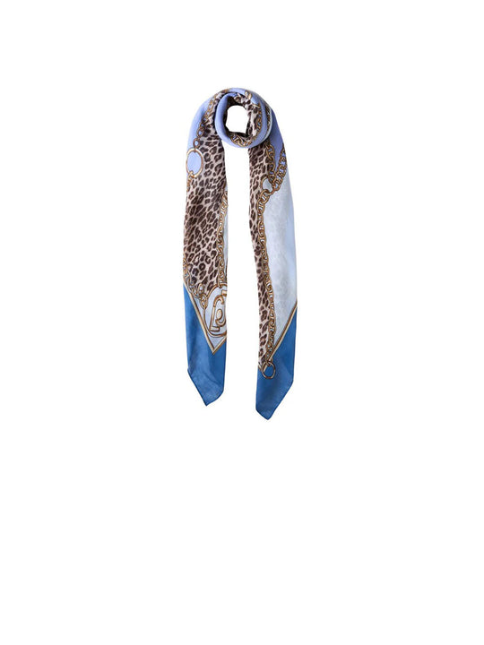 Foulard Chian Animalier - Light Denim