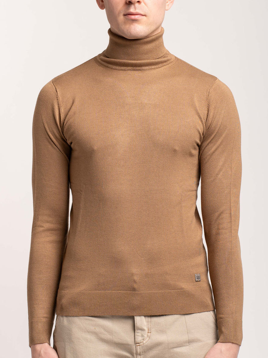 Viscose Turtleneck - Honey