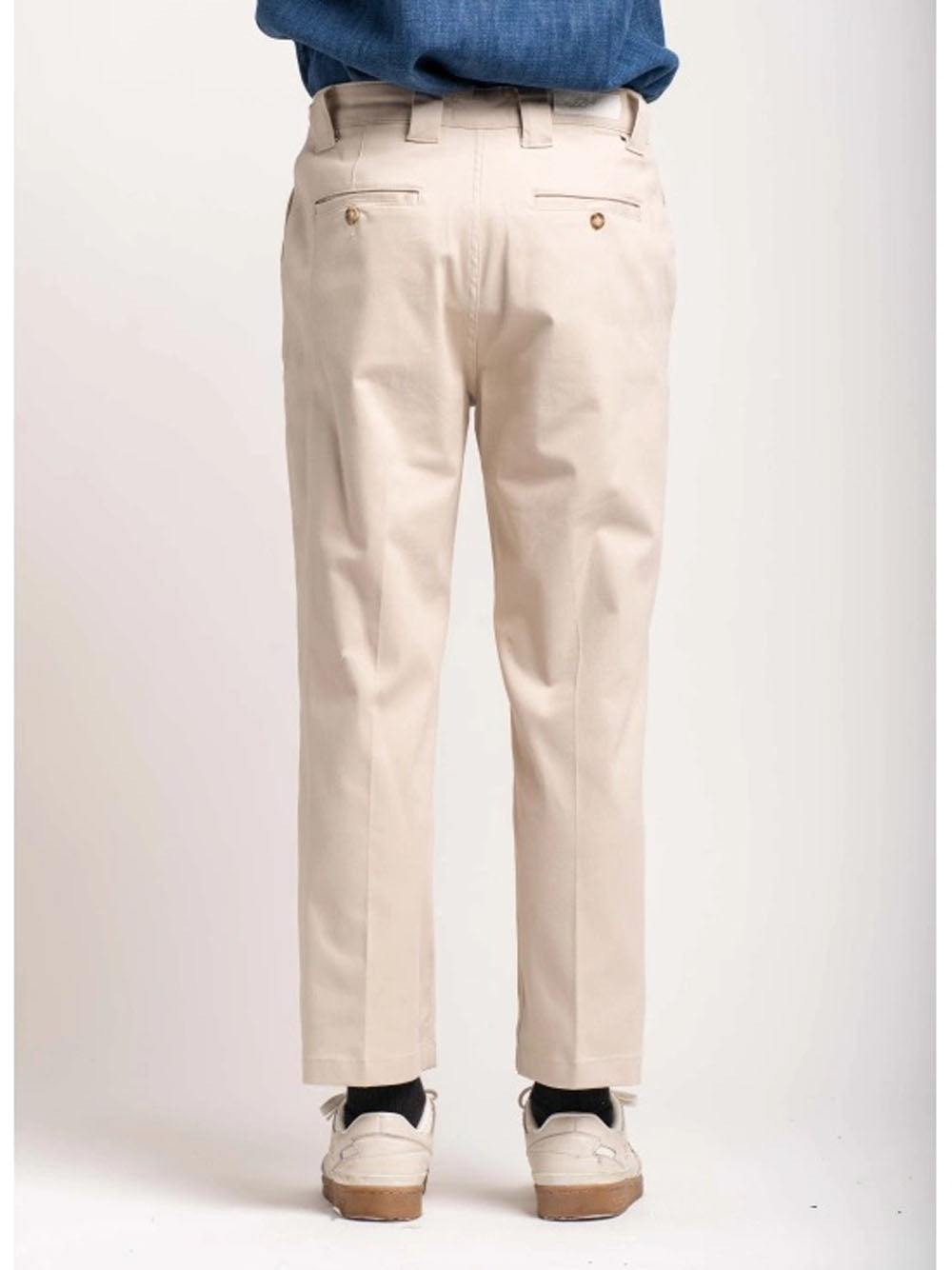 Palazzo Trousers - Beige — 3
