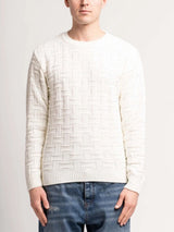 Cross-Stitch Sweater - Cream