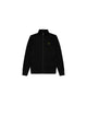 Brushback Full Zip Sweat - Jet Black