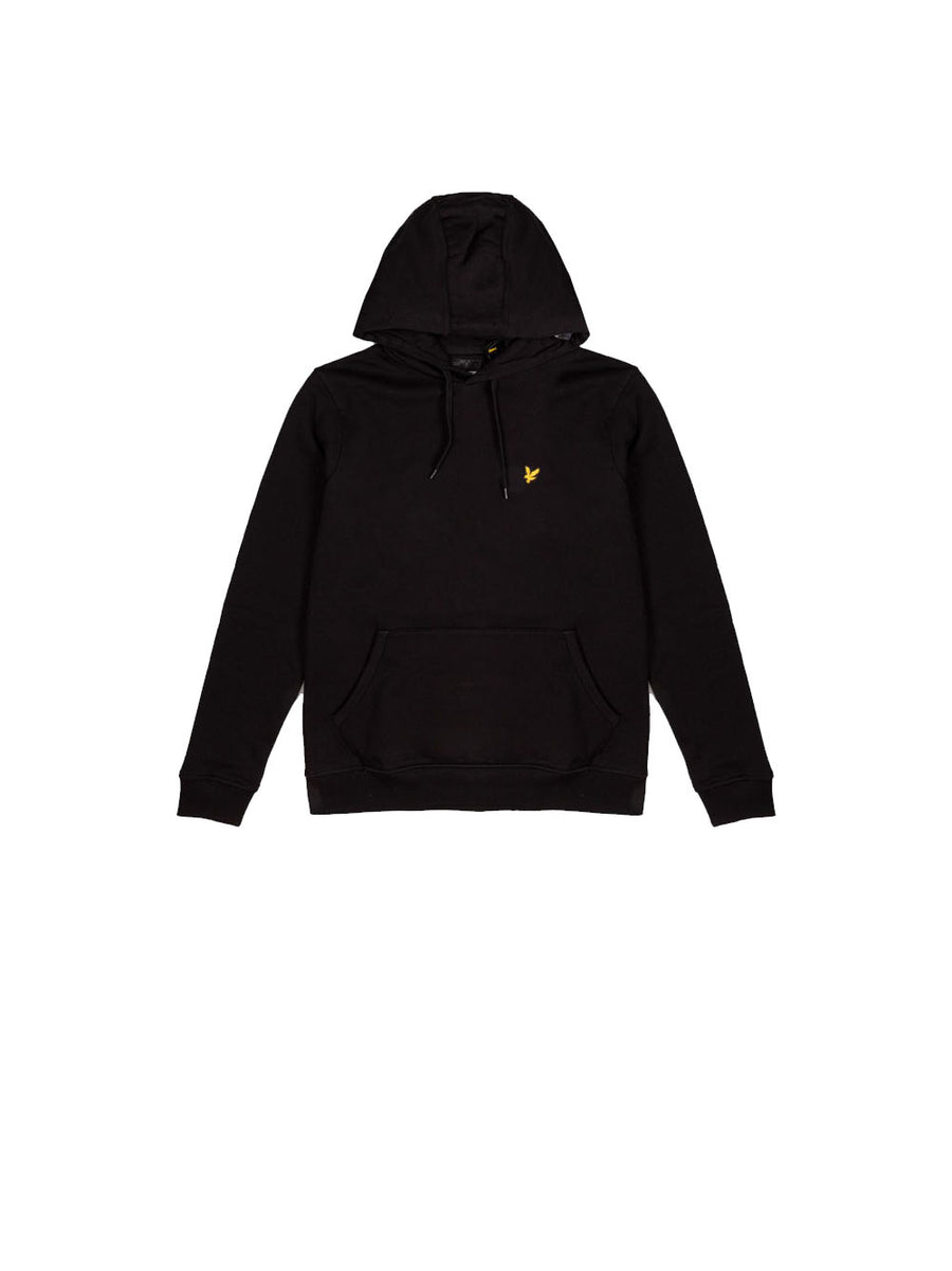 Brushback Pullover Hoodie Sweatshirt - Jet Black