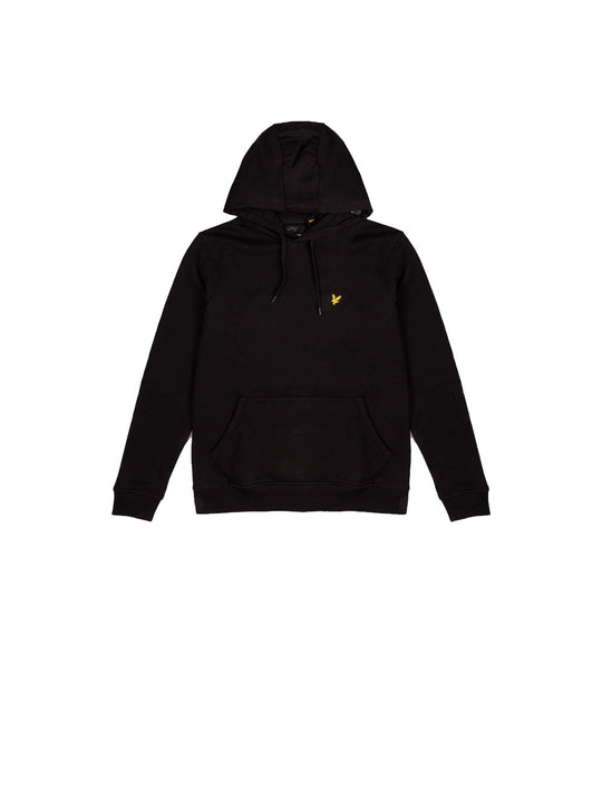 Brushback Pullover Hoodie Sweatshirt - Jet Black
