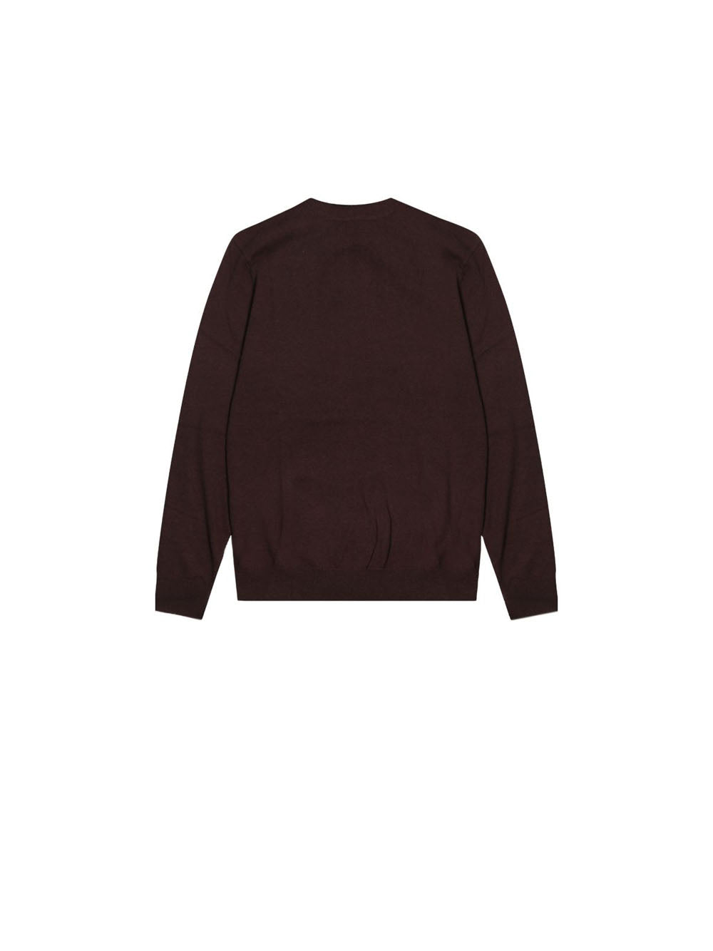 Cotton Merino Crew Neck Jumper - Espresso — 2