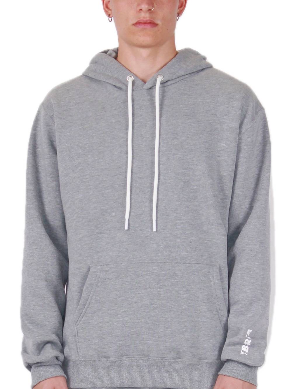 Hoodie - Heather Grey — 1