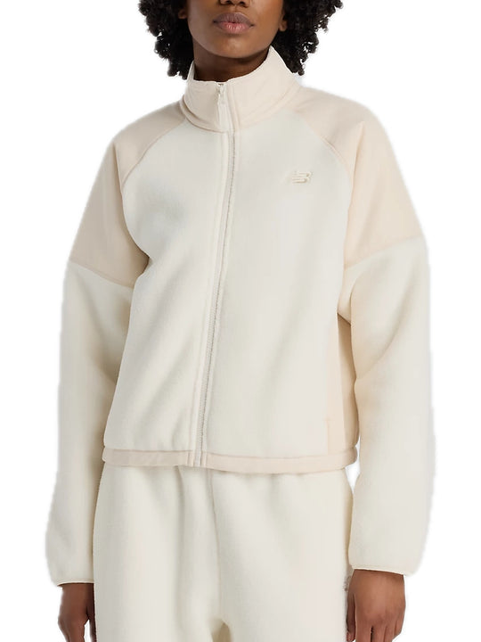 High Pile Fleece Jacket - White