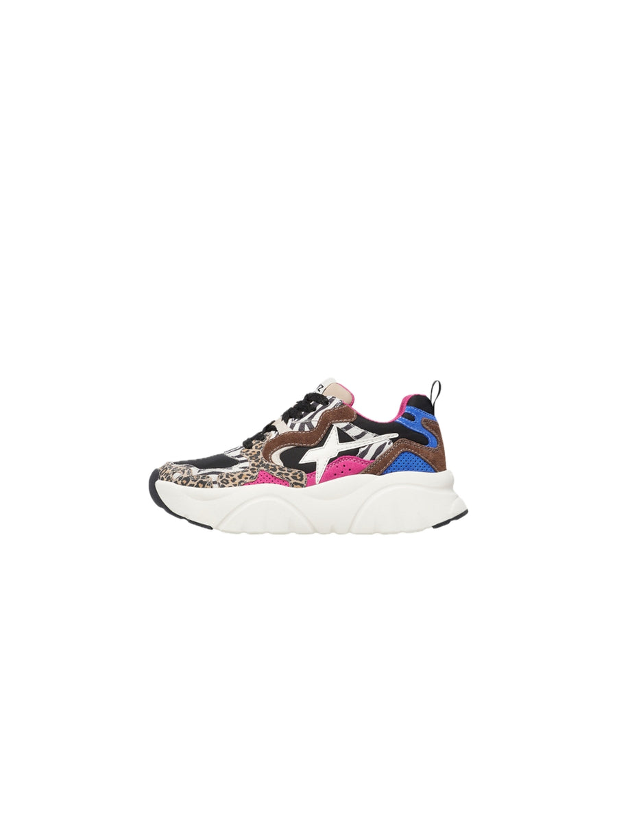 Mia W Jungle Nylon - Brown Black White