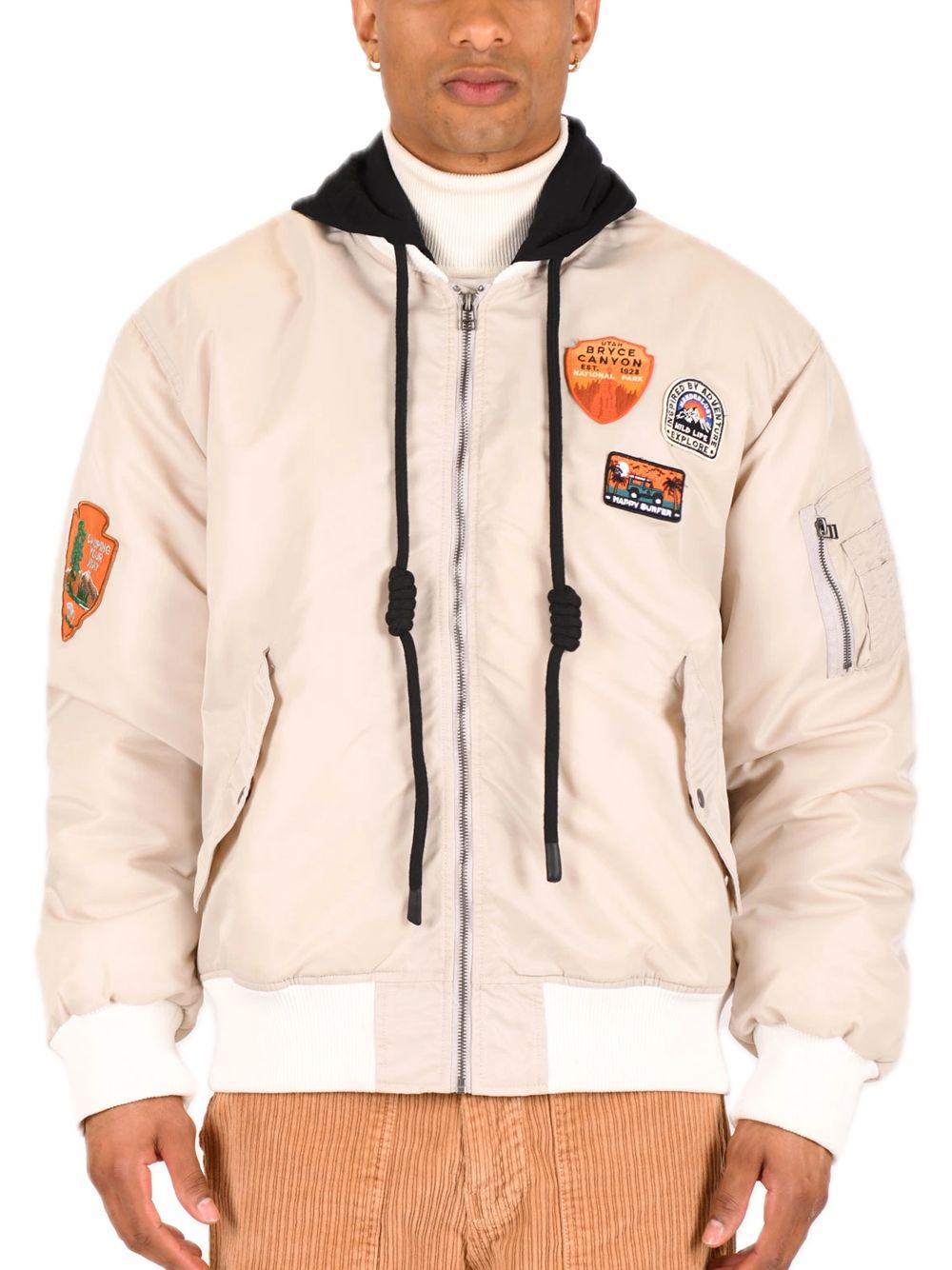 Bomber Patch Capp. - Beige — 1