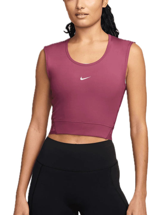 Nike Pro Women's Dri Fit Tank - Sweet Beet White