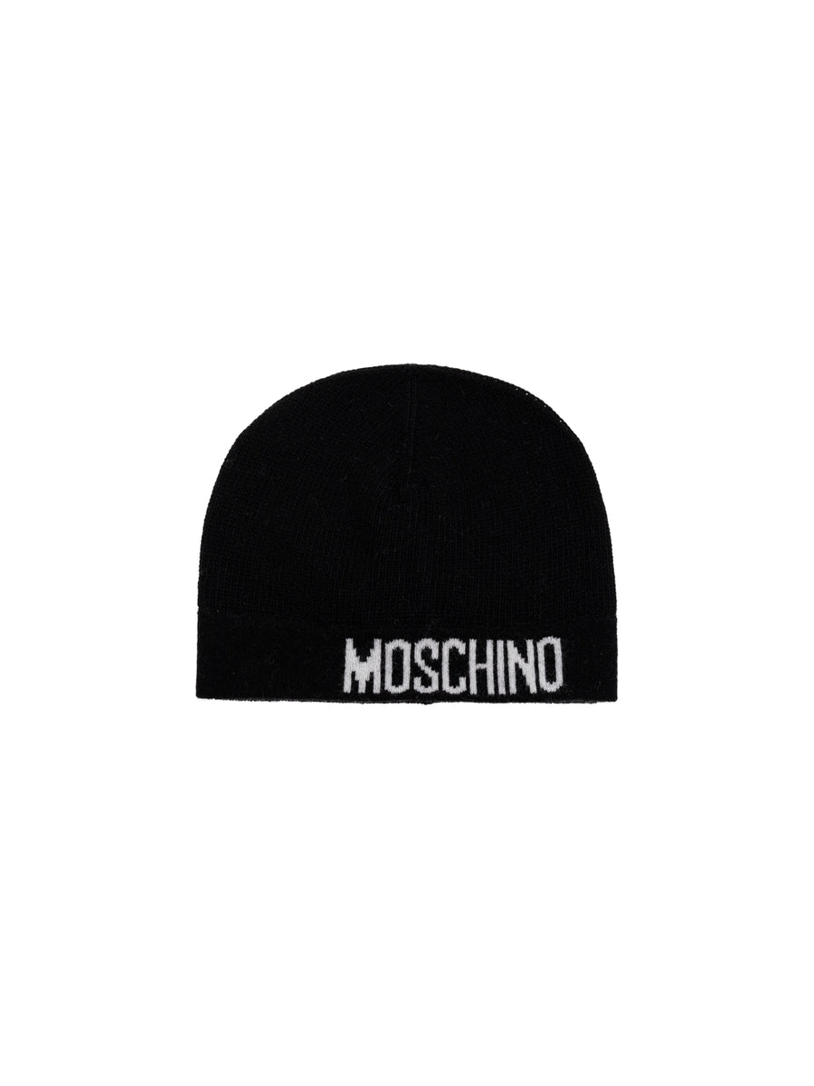Cappello Maglia 40%Wo 30%Vi 20%Pa 10%Ws - Nero