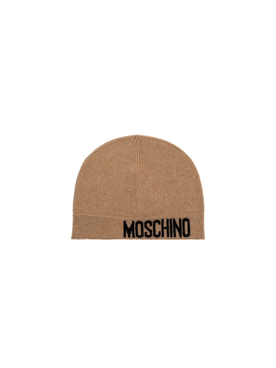 Cappello Maglia 40%Wo 30%Vi 20%Pa 10%Ws - Beige